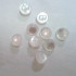 0041 珠光白蘑菇縫扣釦子 直徑13mm 20元10粒