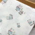 210026 可愛嘟嘟熊純棉印花府綢布料/幅寬110cm