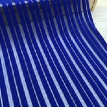 4312 寶藍彈力織帶透視網紗布料/有垂度/透視裝/幅寬155cm