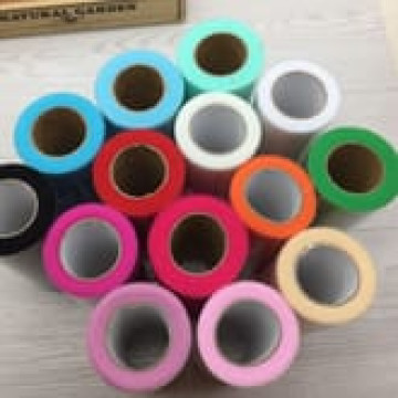 4378 美國網紗卷/多色選/菱形網孔易塑形/一卷15cm寬*25碼