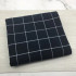 5190-2 黑藍格子水洗棉布料先染純棉/親膚柔軟/床品服飾/幅寬245cm