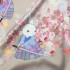 5283 和風武士兔仿香雲紗軟緞/真絲觸感柔軟偏薄順滑/幅寬148cm