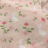 5343-3 淡粉兔純棉斜紋印花布料/柔軟細膩服飾床品/幅寬235cm