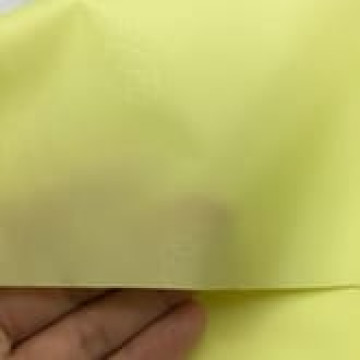 5620-2 黃色小綿羊隱形壓花薄款素色防水雨傘布防水布/防潑水/幅寬150