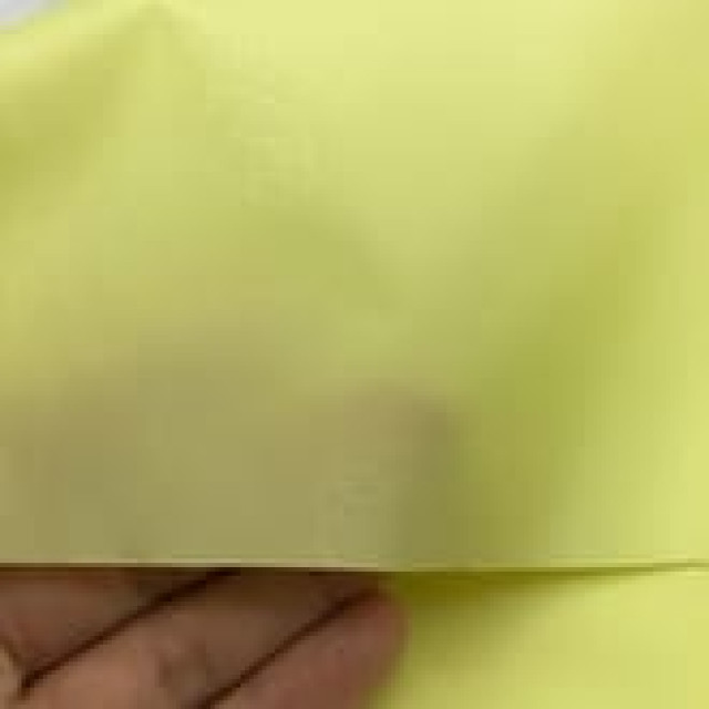 5620-2 黃色小綿羊隱形壓花薄款素色防水雨傘布防水布/防潑水/幅寬150