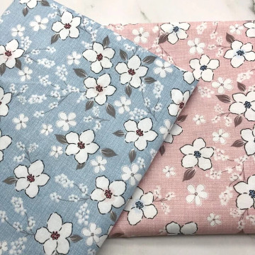 6031 雪梅純棉斜紋印花棉布/幅寬160cm