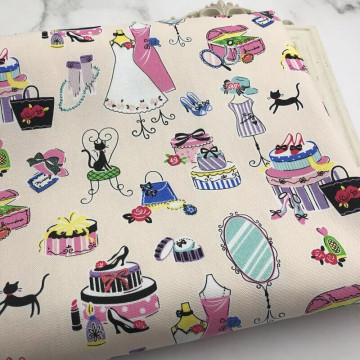 6039 時尚小物燙金純棉細帆布/幅寬110cm