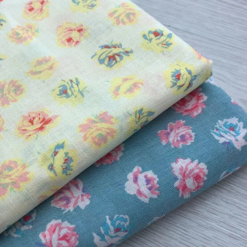 7020 小花朵印花棉布/幅寬110cm