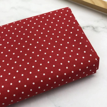 7031 迷你水玉點點純棉斜紋印花棉布/幅寬160cm