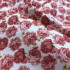 7043 紅玫瑰純棉斜紋印花棉布/幅寬160cm