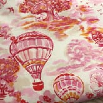 7068 熱氣球純棉印花厚帆布/幅寬148cm