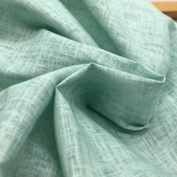 7191 水綠色苧麻棉/柔軟偏薄/寬幅135cm