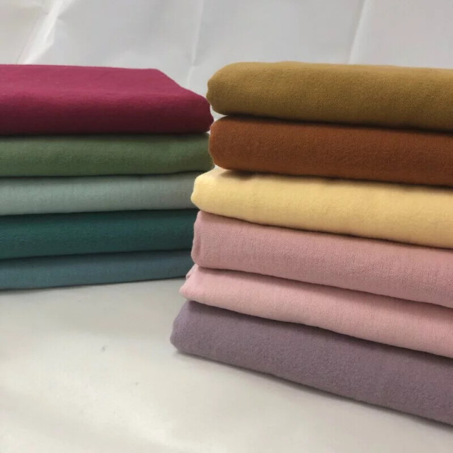 7203 素色純棉絨布/秋冬溫暖磨絨/幅寬150cm