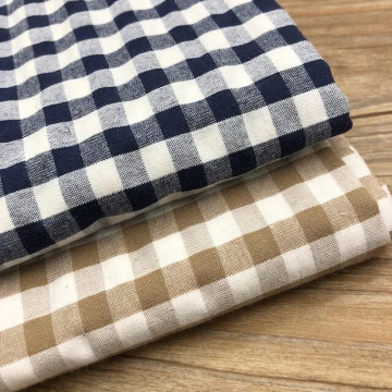 7343 純棉泡泡棉格子布料/有厚度/幅寬145cm