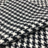 7347 千鳥格黑白色織粗紡厚呢料/適合外套/幅寬150cm