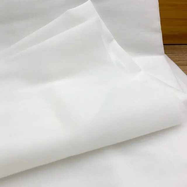 5456100 超薄純棉白布細紗布/內襯裡布/幅寬145cm