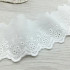 A021 雪白色刺繡花邊/裙邊裙擺/5CM寬