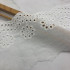 A051 白色純棉刺繡花邊裙邊底擺/寬13cm